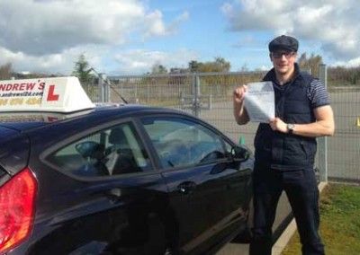 Phil from Conwy Bakery passed driving test today