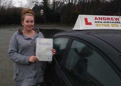 Jasmin driving test photo in Bangor