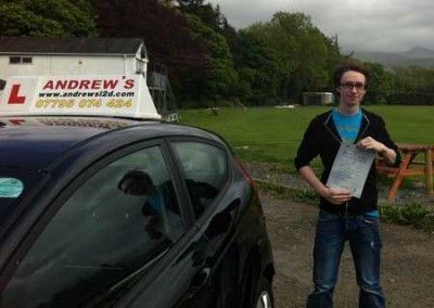 Tom happy with driving the roads in Wales