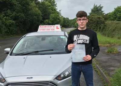 Callum in Glan Conwy