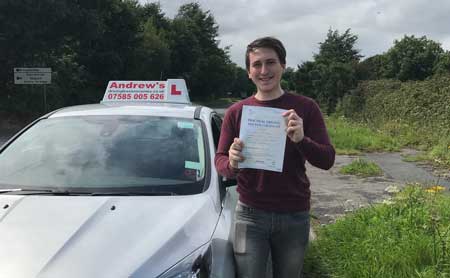 Driving test passed at Bangor