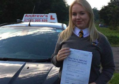 Ella from Llandudno Junction Passed in North Wales