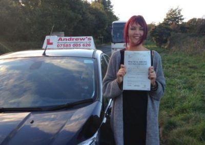 Jade passed in Bangor North Wales