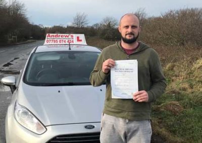 Passed first time dwgyfylchi North Wales driving test