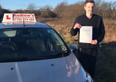 Aidan driving test Bangor