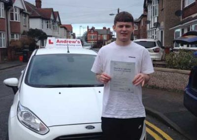 Kurtis Driving Test in Rhyl