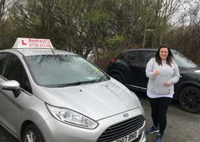 Katie driving test Colwyn Bay