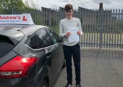 Sean at Bangor Driving Test Centre