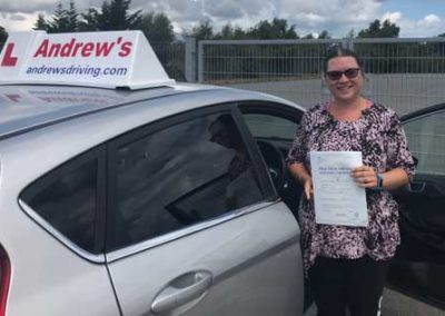 Karri passed driving test in Bangor