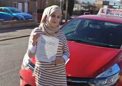 Hiba passed in Rhyl