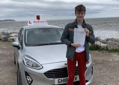 Lukes Driving test in Rhyl