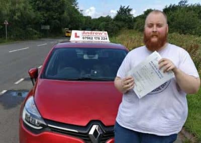 Kieron at Bangor DVSA