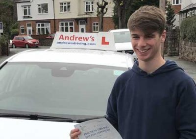 Ben and his instructors car