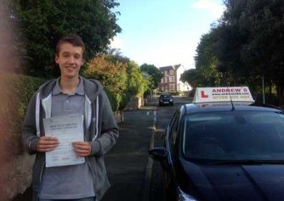 Lewis who had driving lessons in Old Colwyn