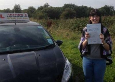 Holly passed her driving test