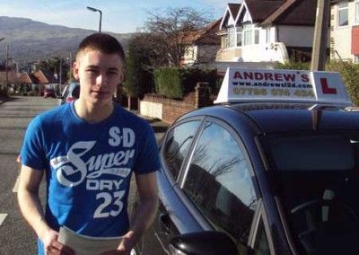 Tom had emergency stop on his driving test