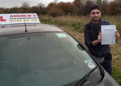 Getting colder in Llandudno but davitts passed his driving test
