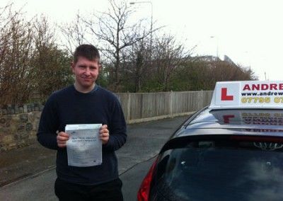 Paul took his car test today next is the pcv test