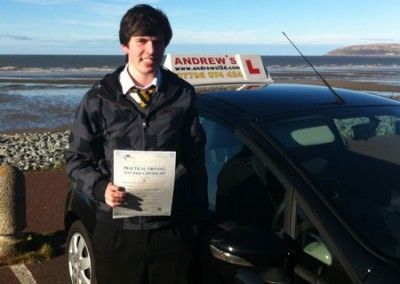 Sam passed in bangor today the examiner was pleased