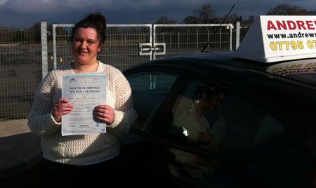 jess Drove to bangor to take the driving test