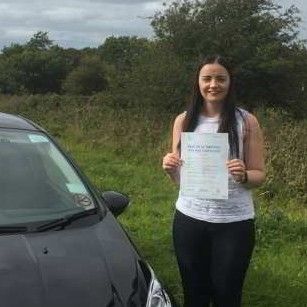Driving Lessons in Llandudno and a driving test pass at Bangor North Wales