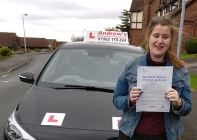 Molly driving lessons Colwyn Heights