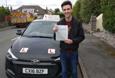 Harry passed first time in North Wales
