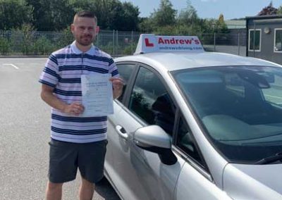 Sion at Bangor Driving Test Centre