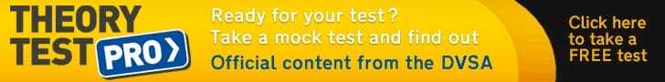 Free theory test practice banner