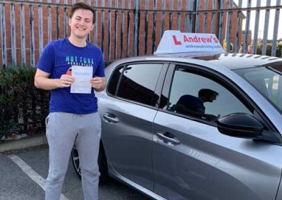 Jacob at Rhyl Driving Test Centre