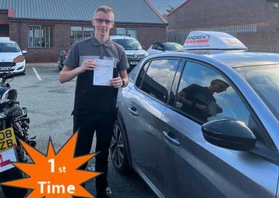 Edward at The Rhyl Driving Test Centre