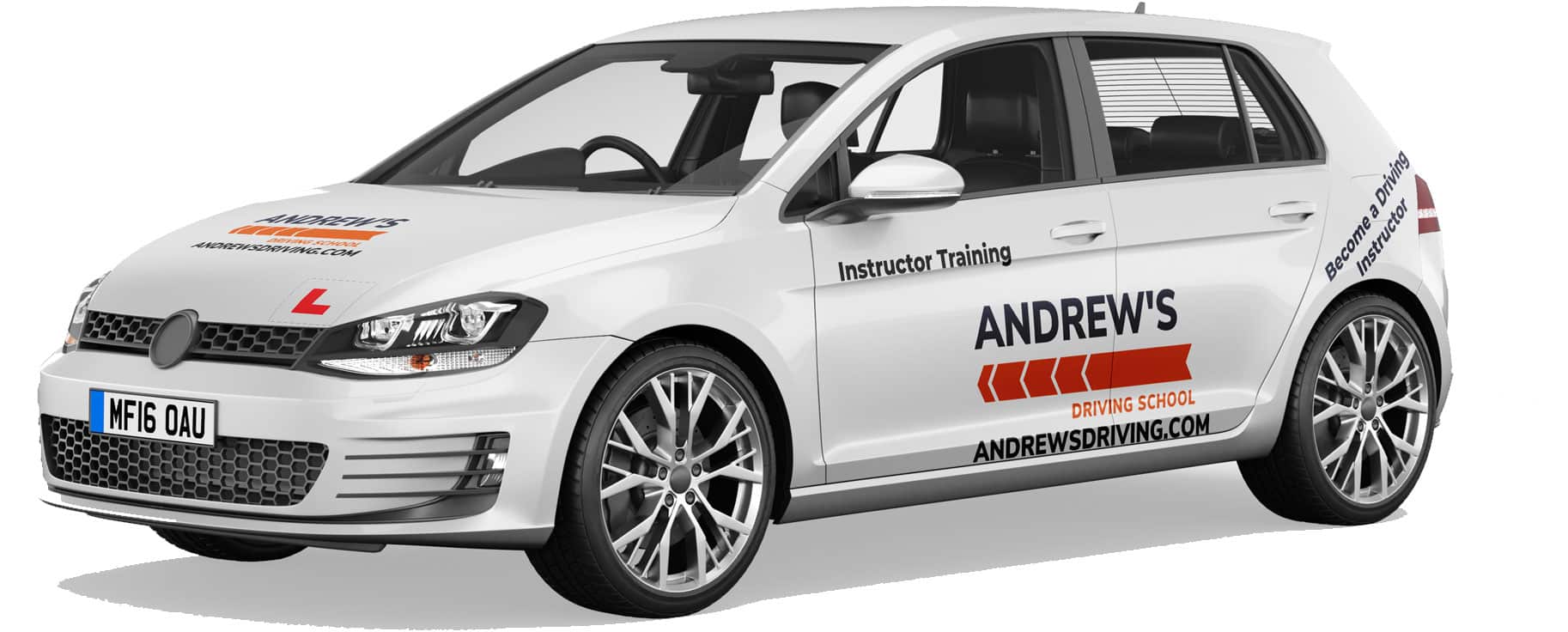 Driving instructor training car