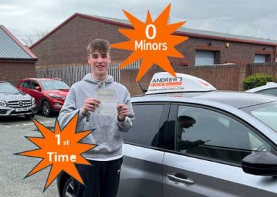 A passed pupil at Rhyl Driving Test Centre