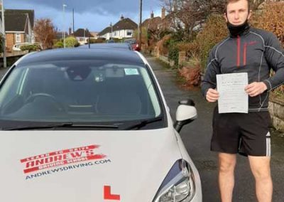 Driving instructors car in Conwy