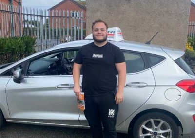 Jack at Rhyl Driving Test Centre