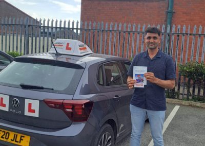 Shakil at Rhyl Driving Test Centre