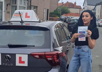 Abbey passed in Rhyl with Jesse