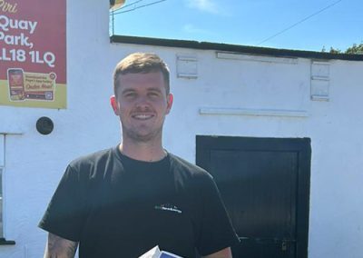 Connor at Rhyl Driving Test Centre