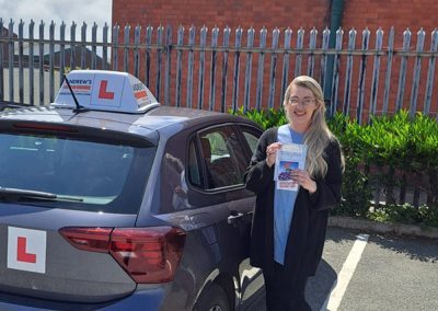 Sam at Rhyl Driving Test Centre